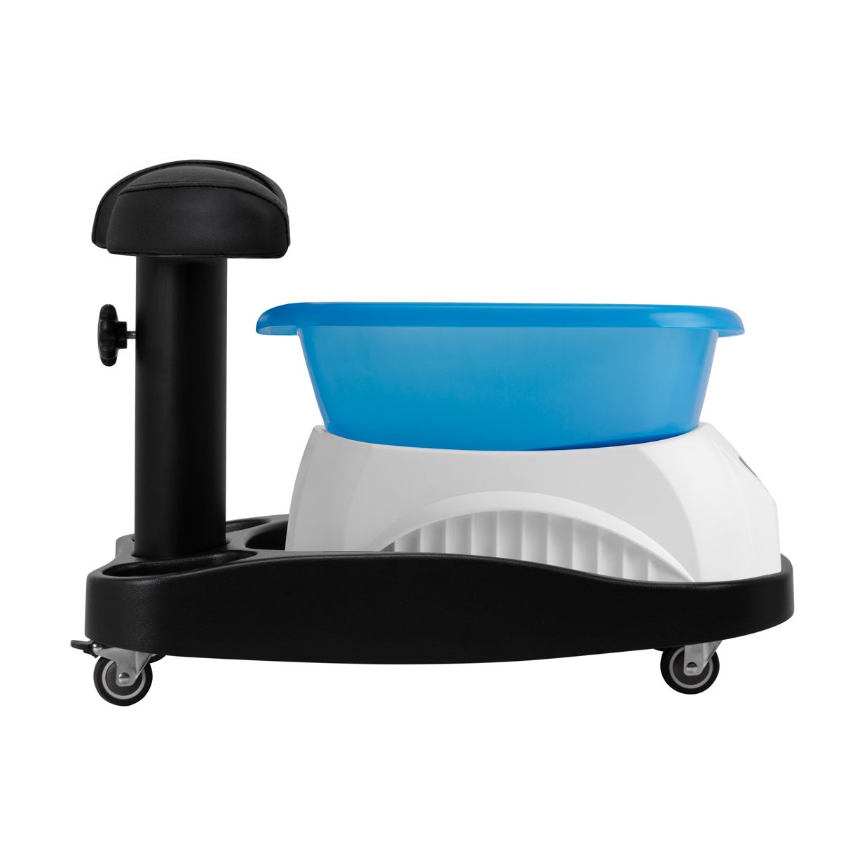 Azzurro shower tray med massasje og hvit trolley