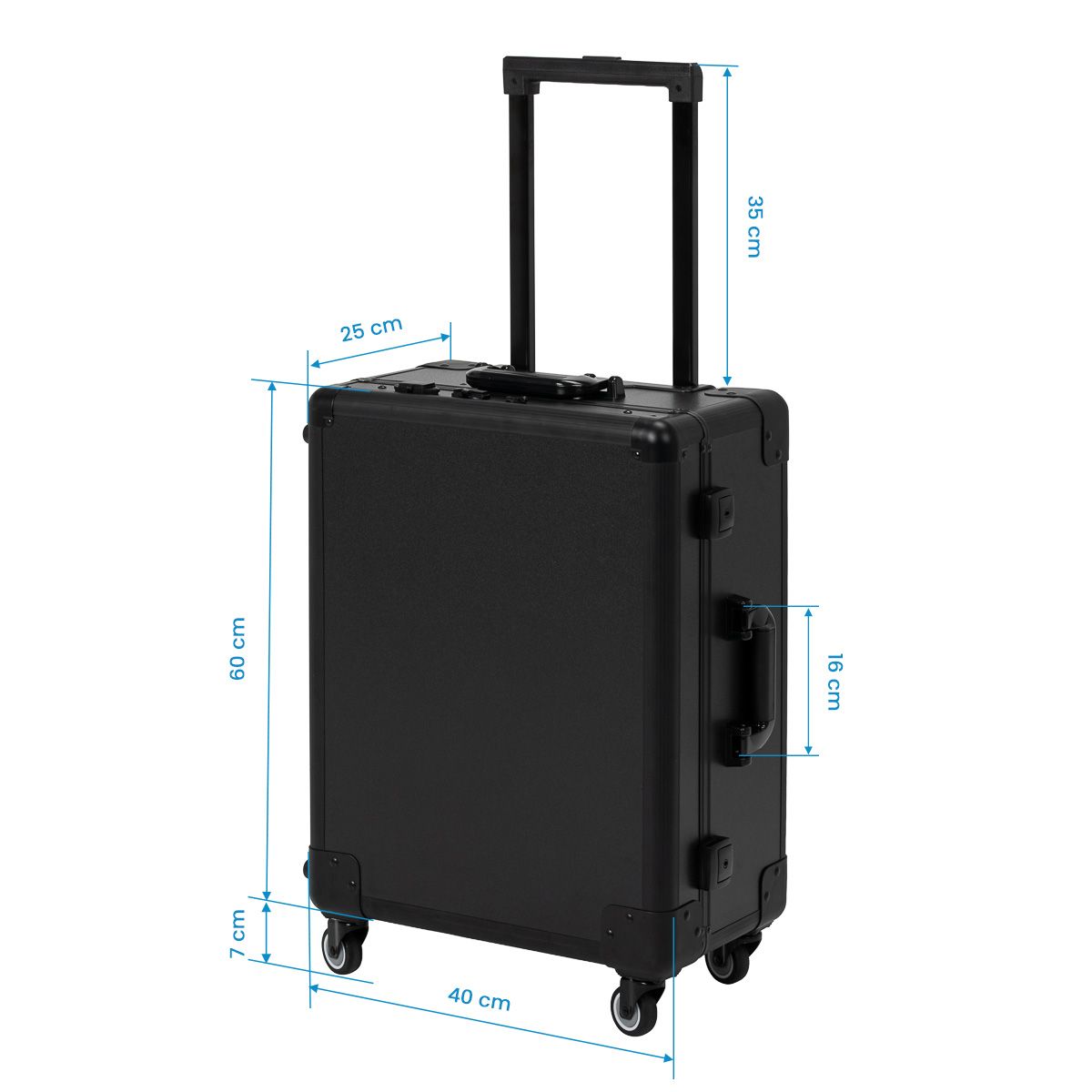 Mobil speaker stand med speakers Plus svart
