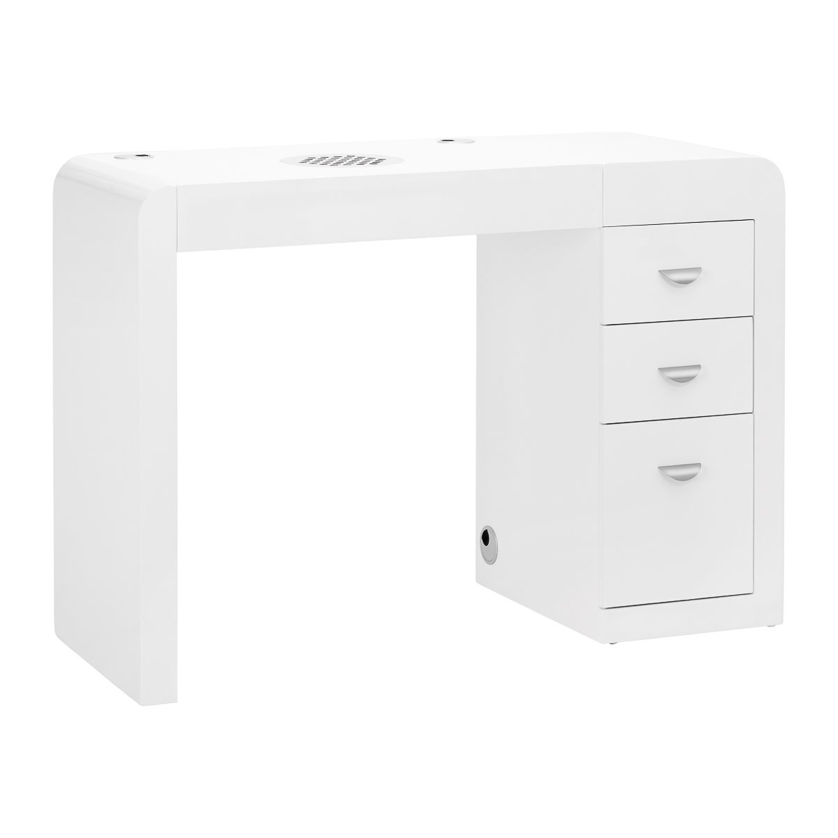 Salong arbeidsbord 312 hvit venstre
