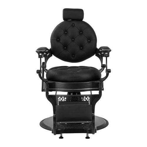 Barberstol Gabbiano Niccolo svart med svart base