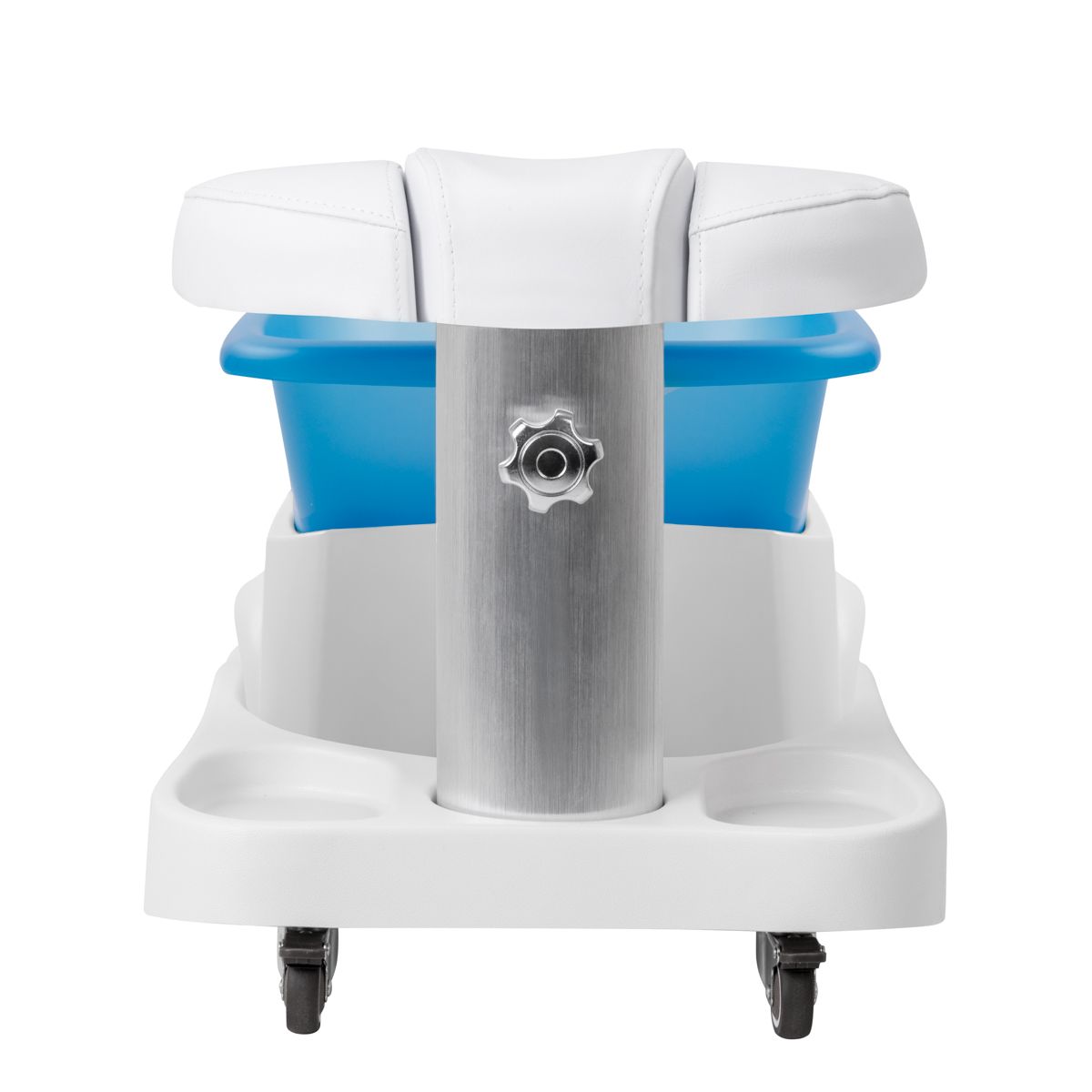Azzurro shower tray med massasje og hvit trolley