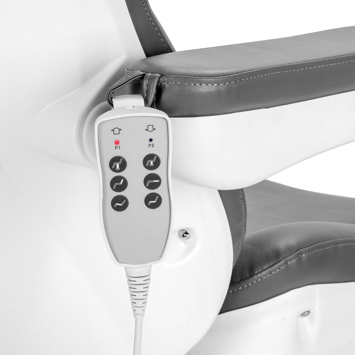 Elektrisk fotpleiestol Azzurro 870s pedikyr 3 motorer grå