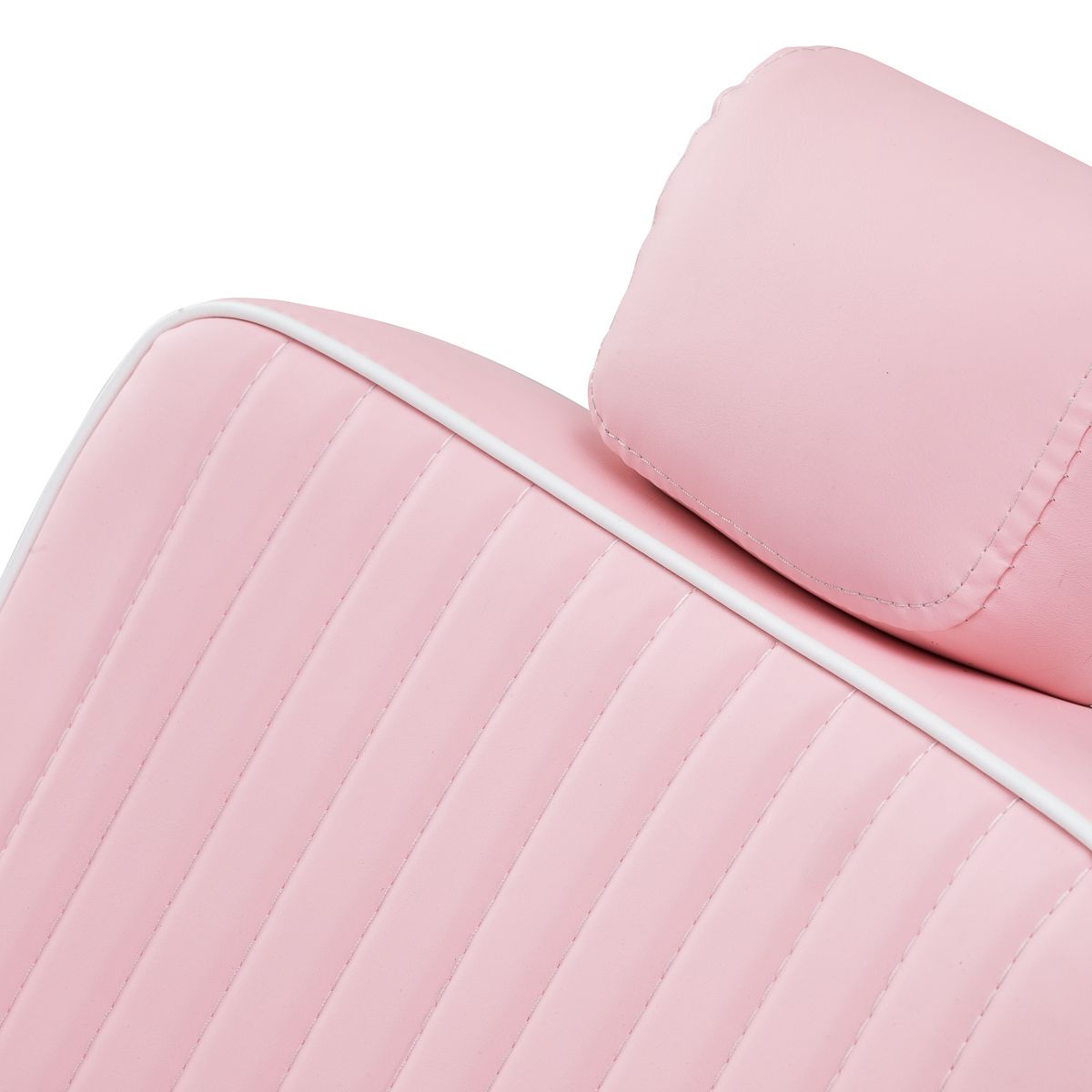 Gabbiano Visionerio barberstol rosa krom frame