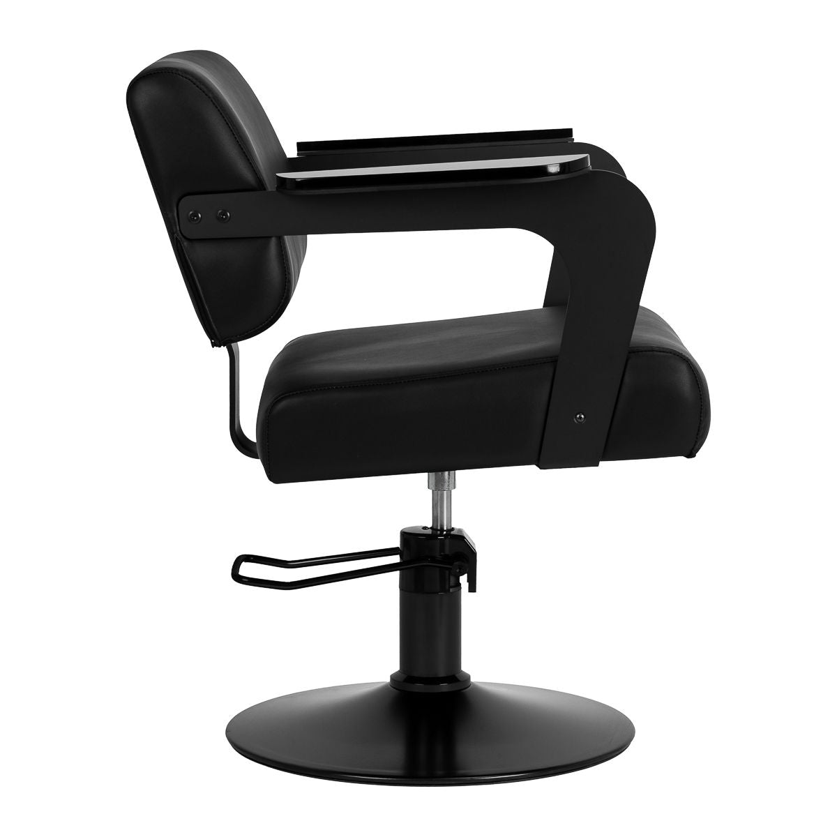 Hair System Jet noir frisørstol svart
