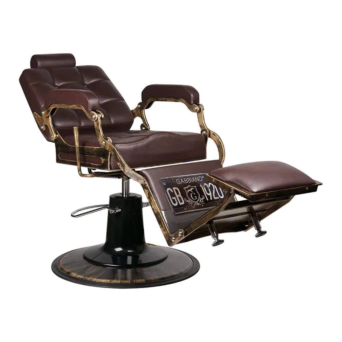 Gabbiano barberstol Boss brun
