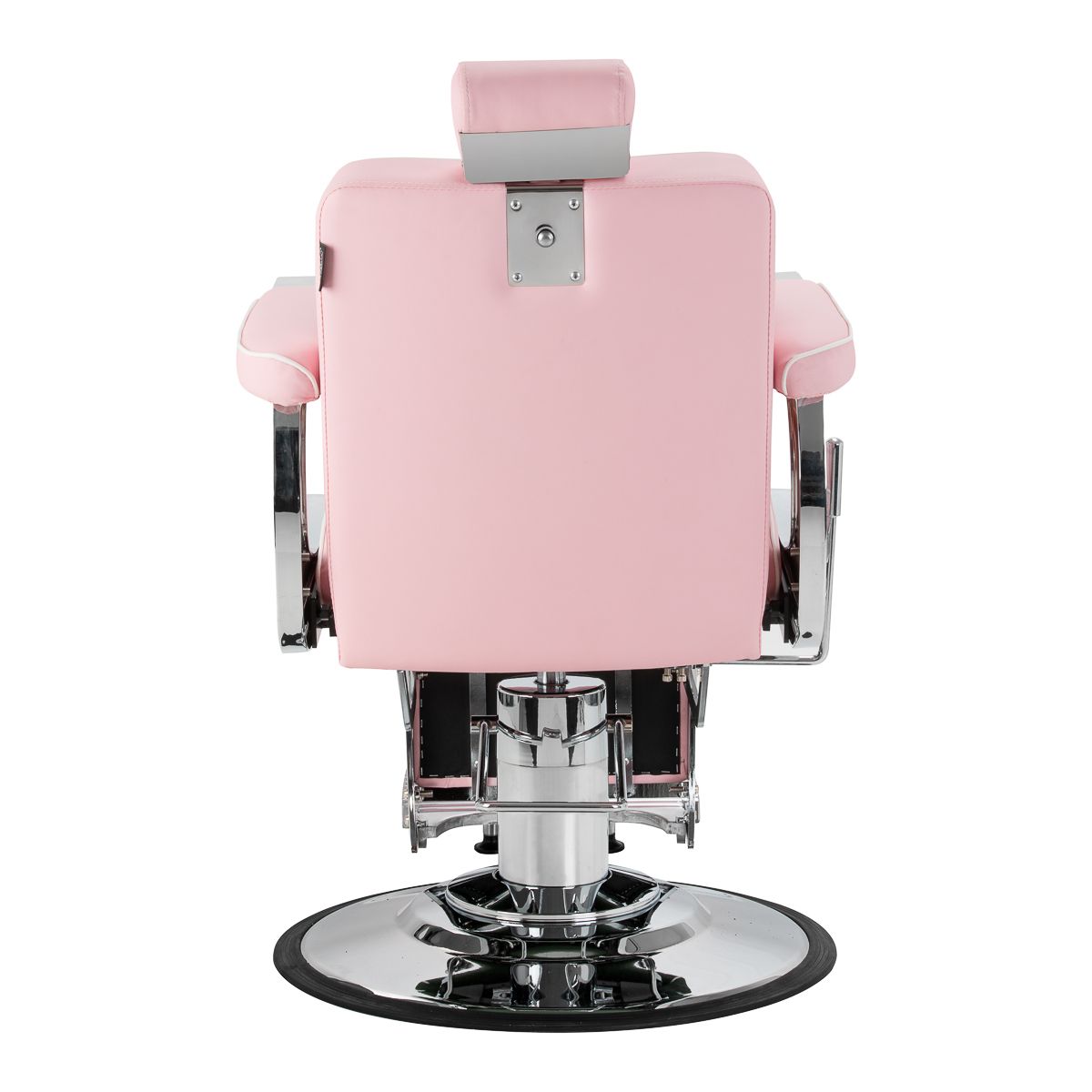 Gabbiano Visionerio barberstol rosa krom frame