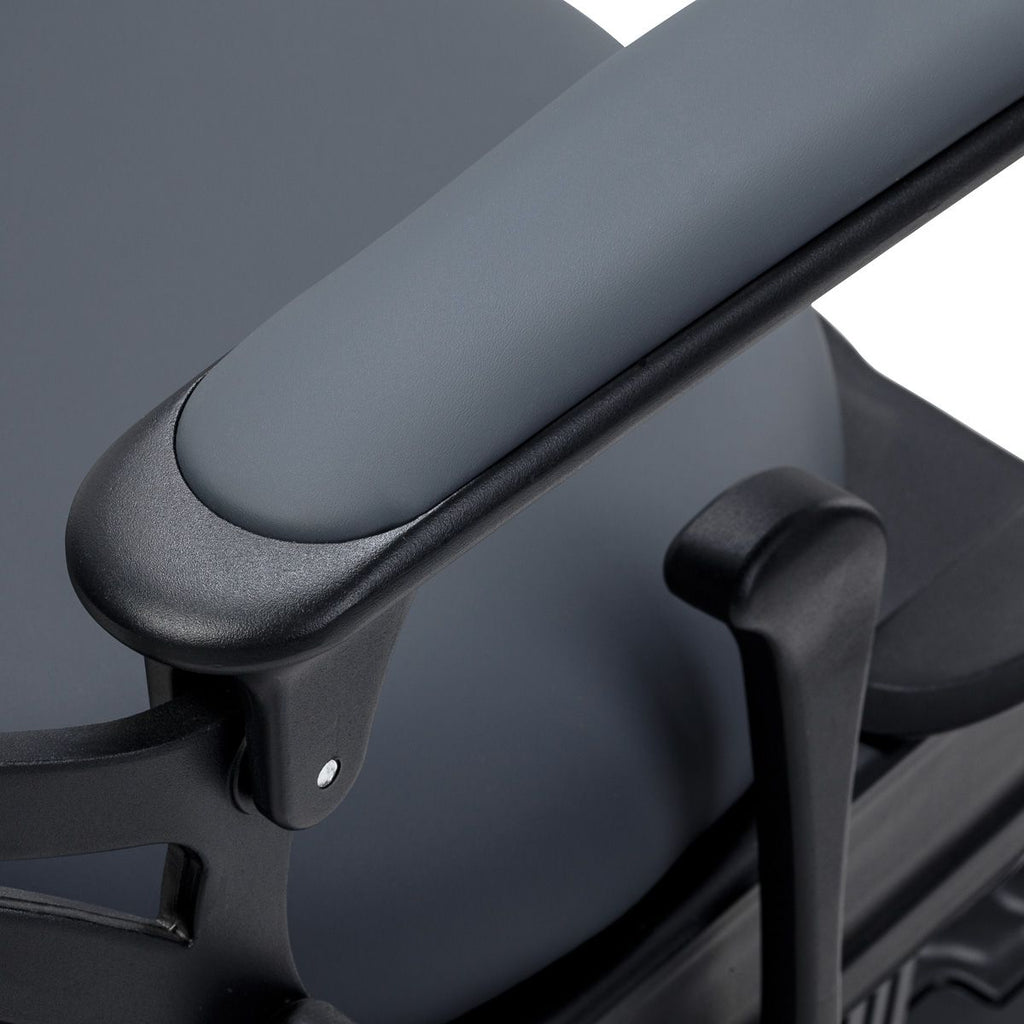 Barberstol Gabbiano Niccolo graphite buttonless