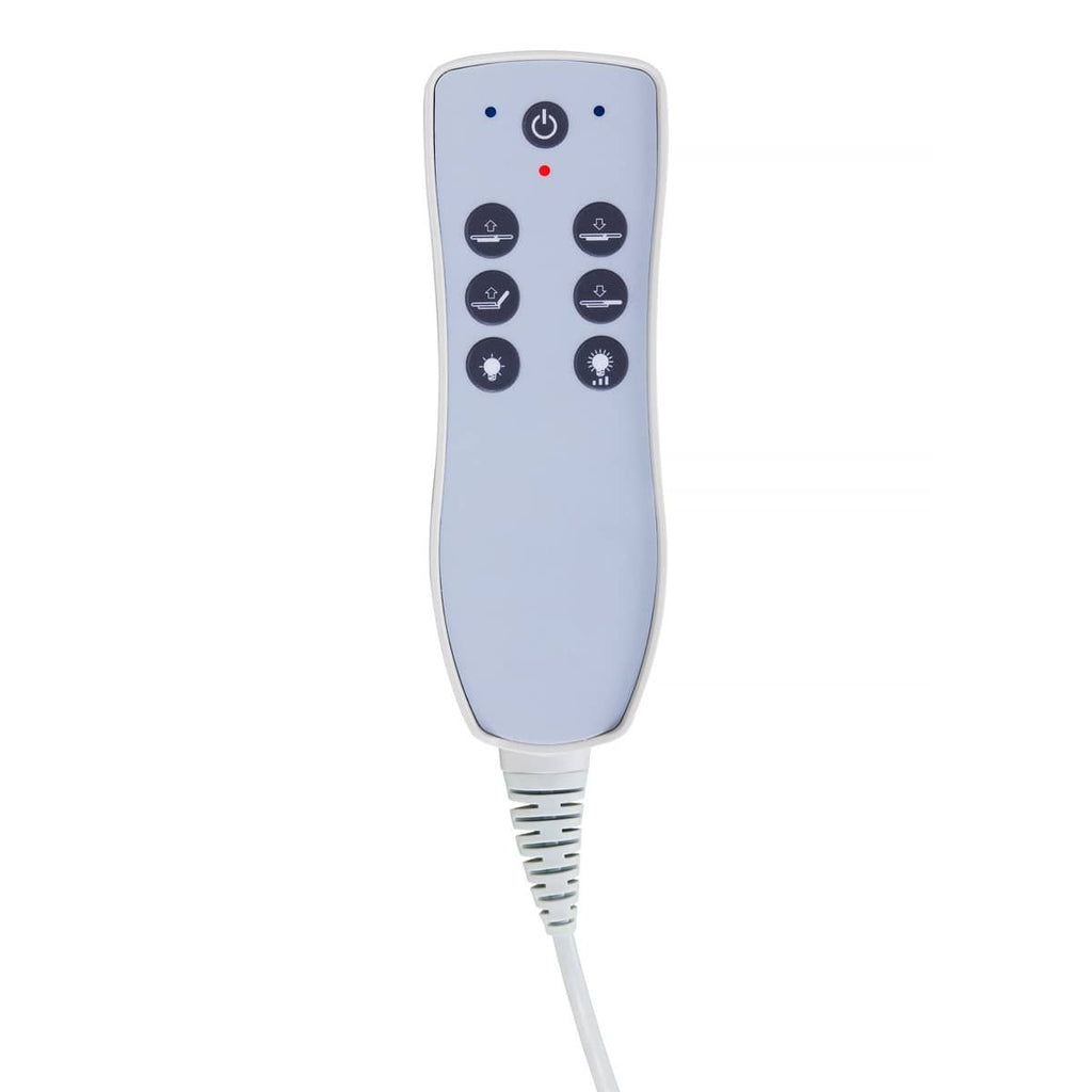 SPA-behandlingsbenk azzurro 815b in shiny hvit