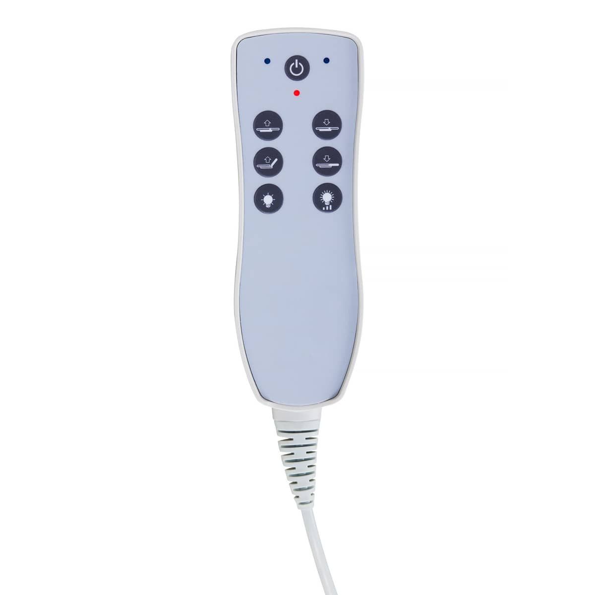 SPA-behandlingsbenk azzurro 815b in shiny hvit