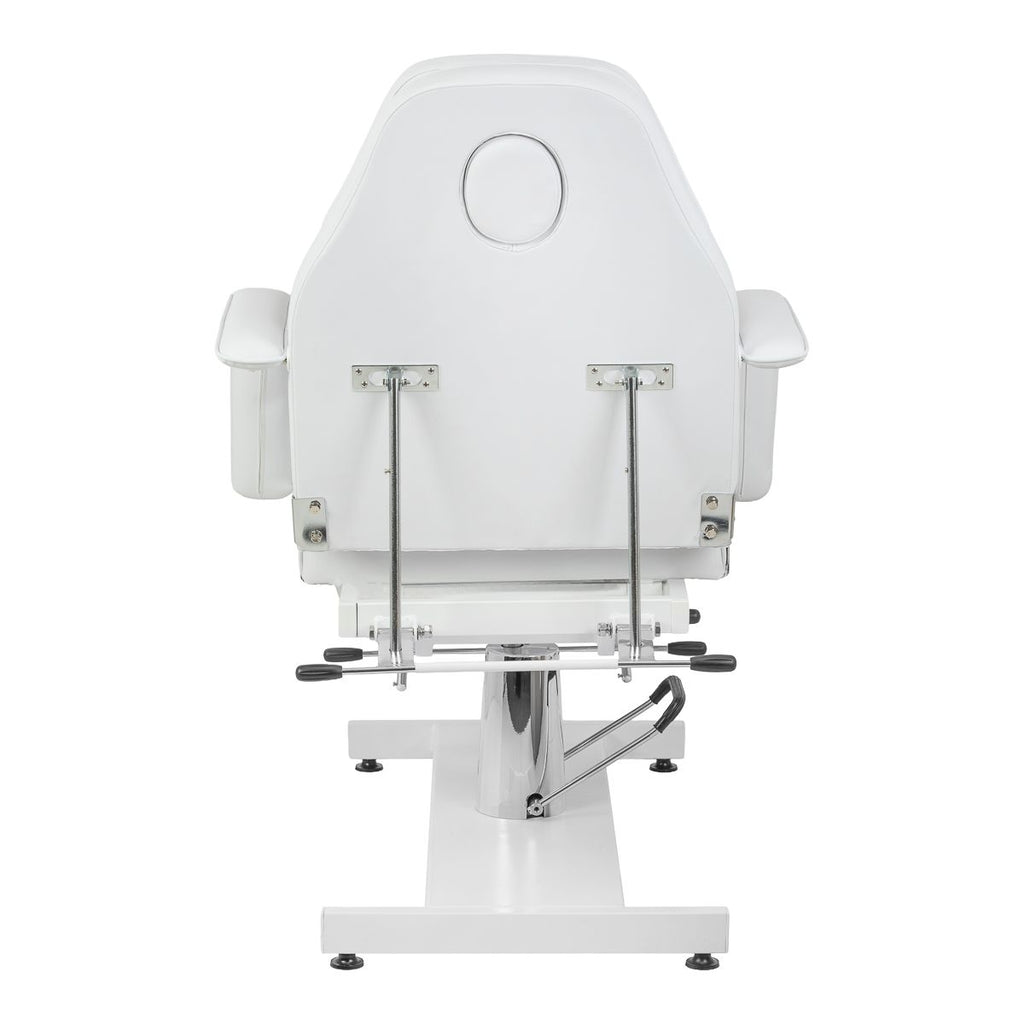 Hydraulisk behandlingsstol Sillon 210 med cradle hvit