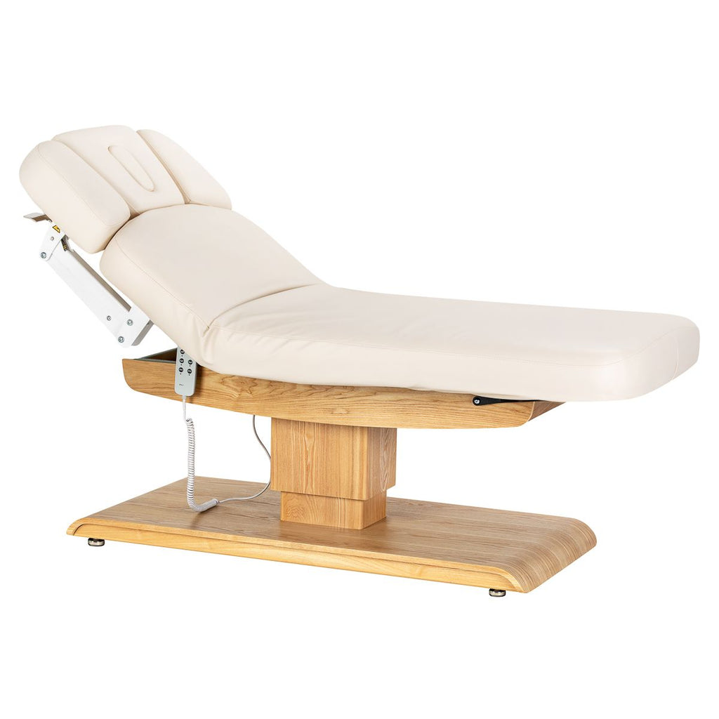 SPA lounger Sillon Relax kremfarget med lysebrun base