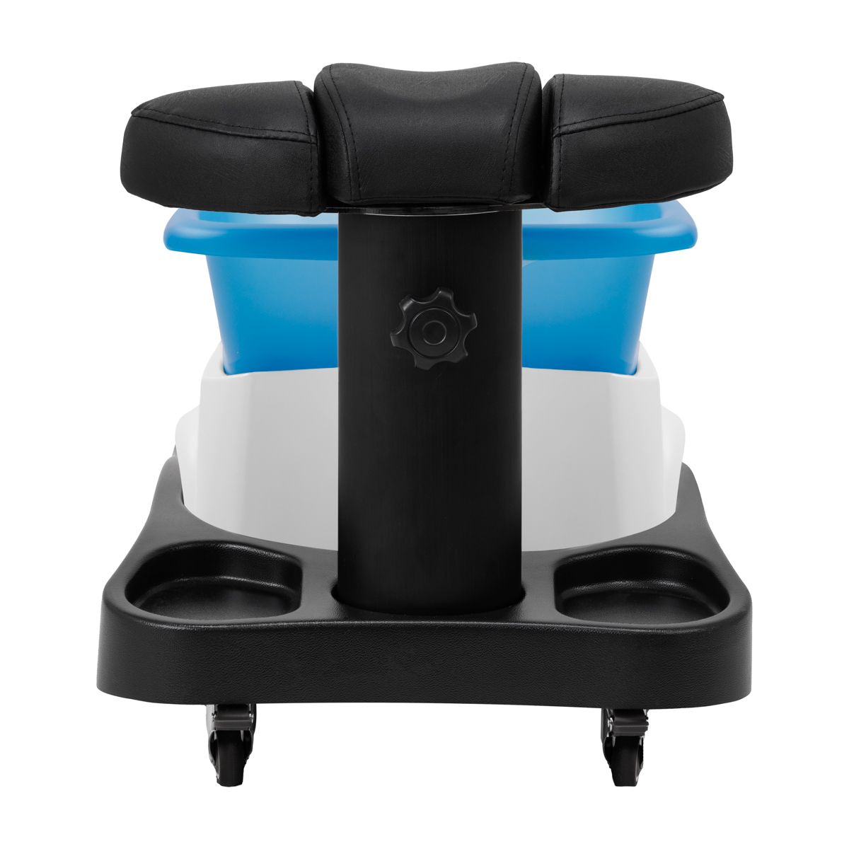 Azzurro shower tray med massasje og hvit trolley