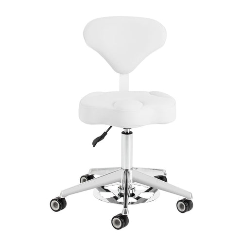 Arbeidsstol Azzurro 156-F bump-up snow-hvit