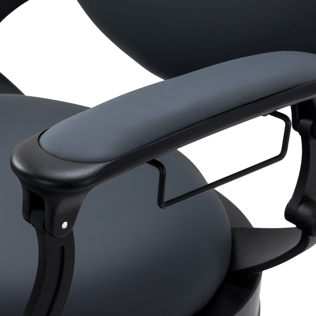 Barberstol Gabbiano Niccolo graphite buttonless