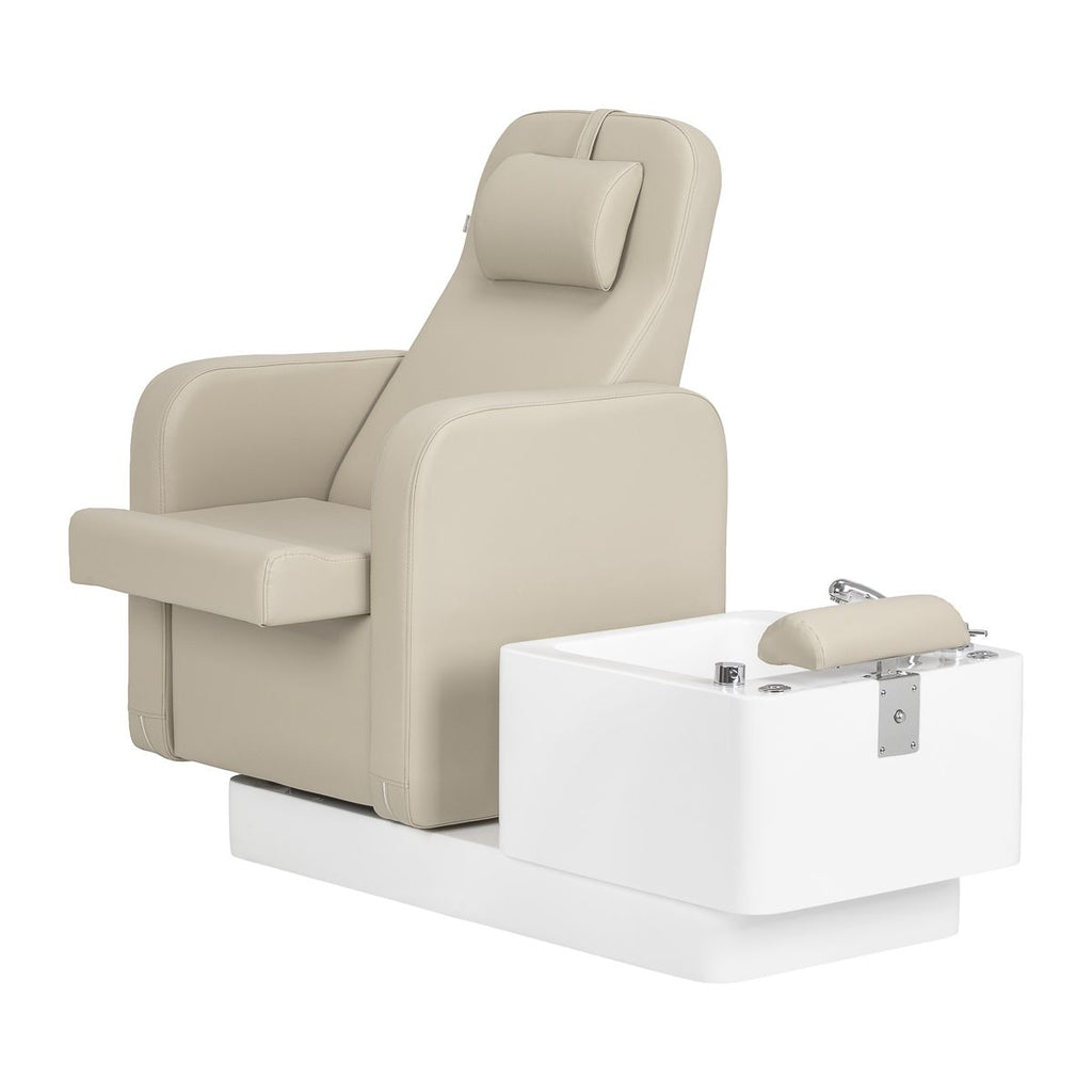 Pedikyr beauty stol SPA Sillon Elysia kremfarget