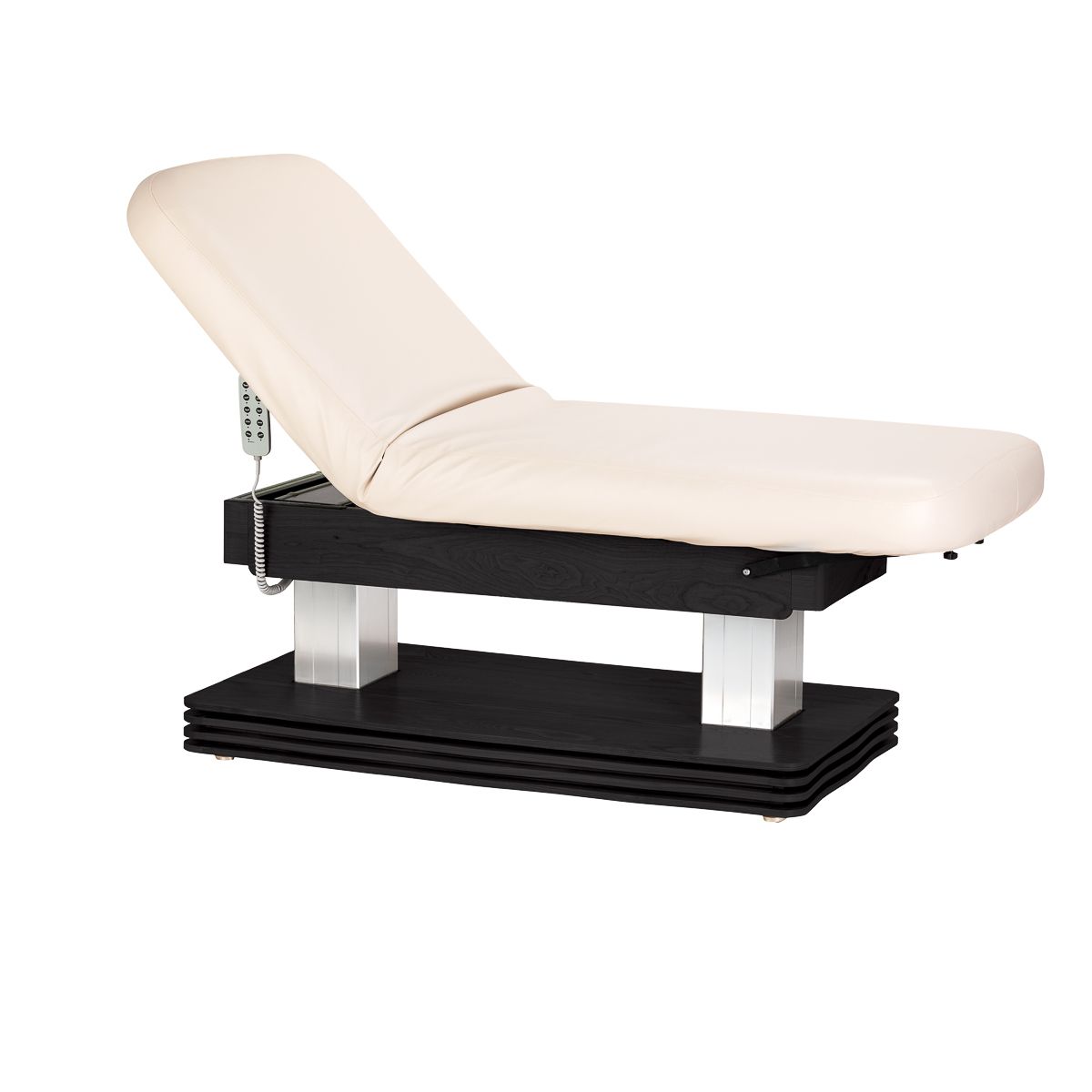 SPA lounger Sillon Comfort kremfarget med svart base