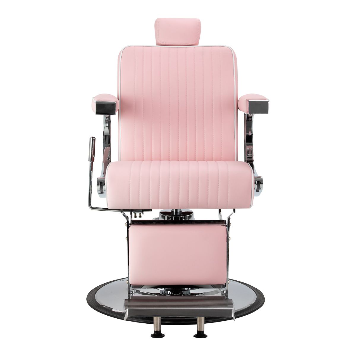 Gabbiano Visionerio barberstol rosa krom frame
