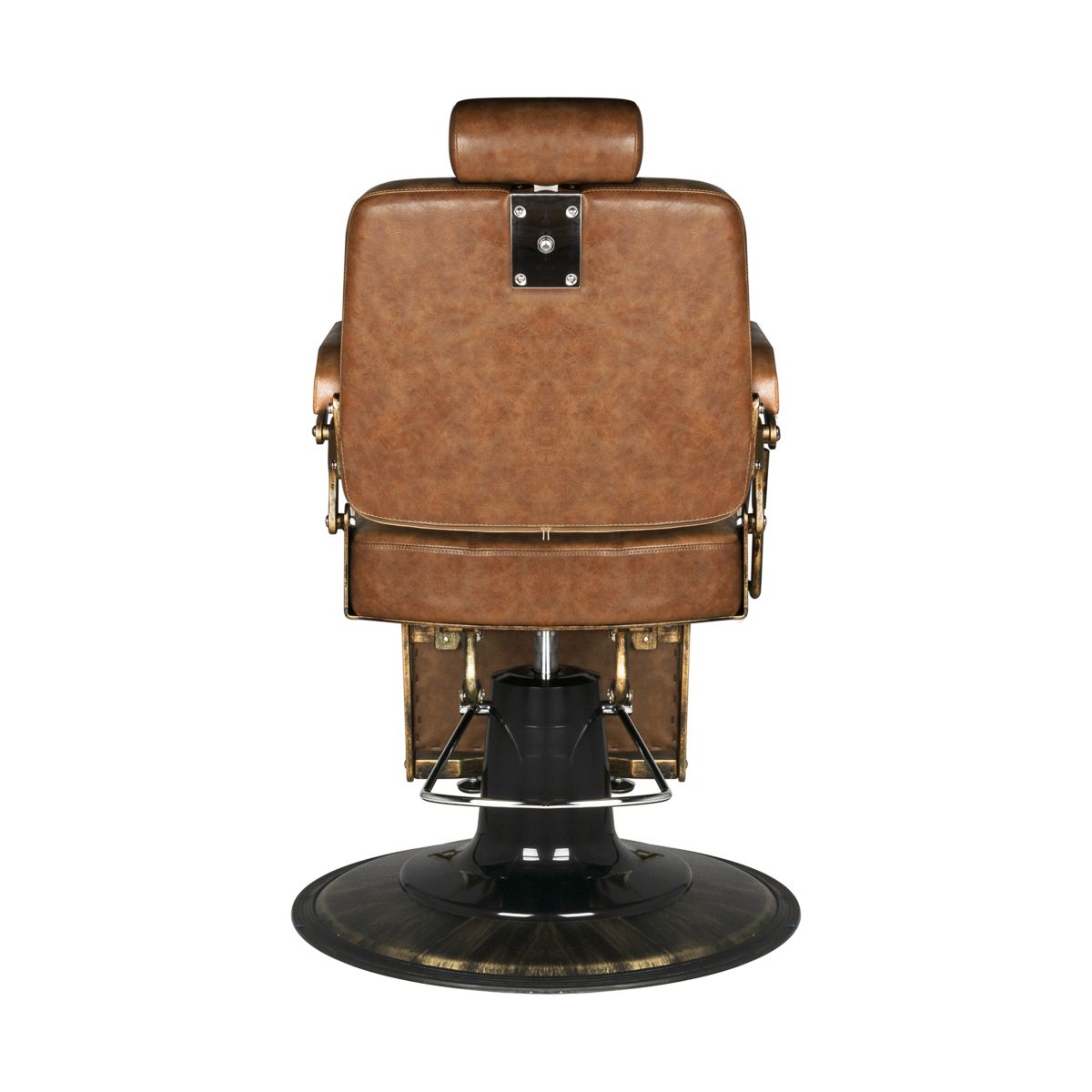 Gabbiano barberstol Boss Old skinn lysebrun