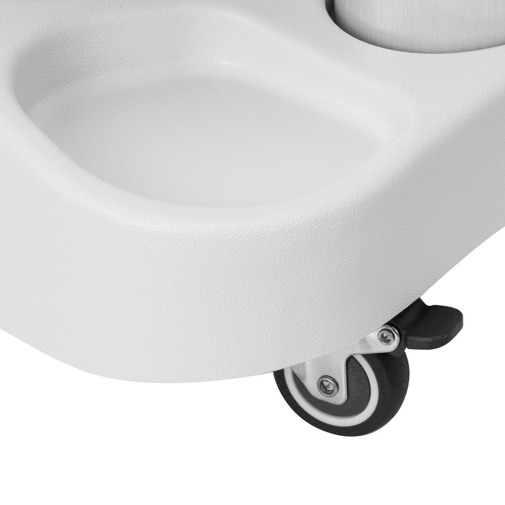 Azzurro paddling pool trolley hvit