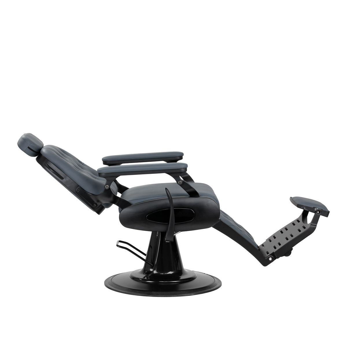 Barber's stol Gabbiano Francesco graphite med svart base second class