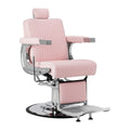 Gabbiano Visionerio barberstol rosa krom frame