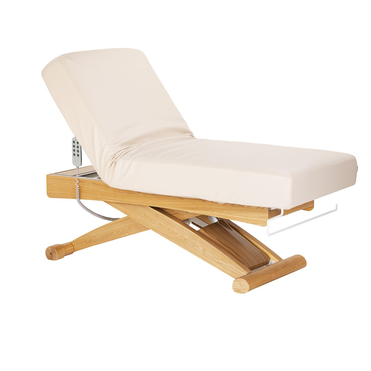 SPA lounger Sillon Siesta kremfarget med lysebrun base