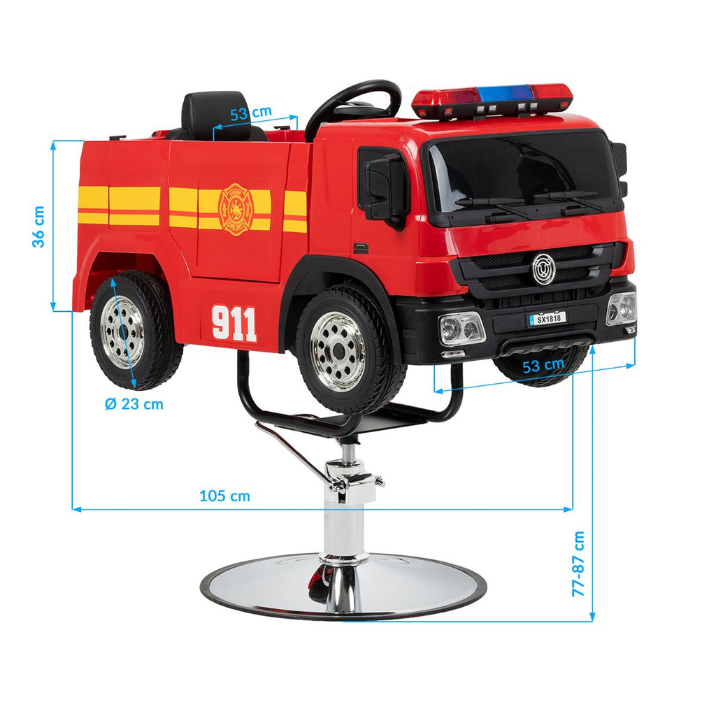 Children’s frisørstol Gabbiano fire engine