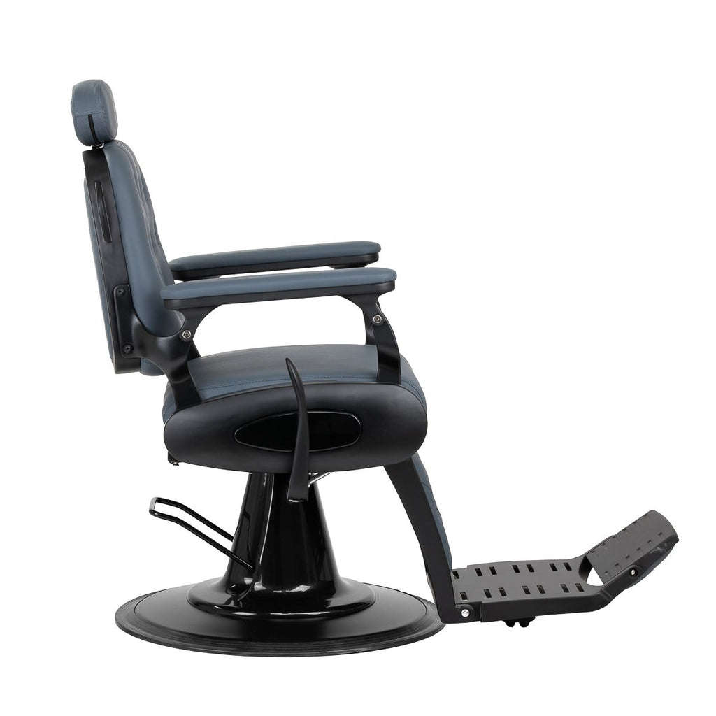 Gabbiano barberstol Francesco svart graphite