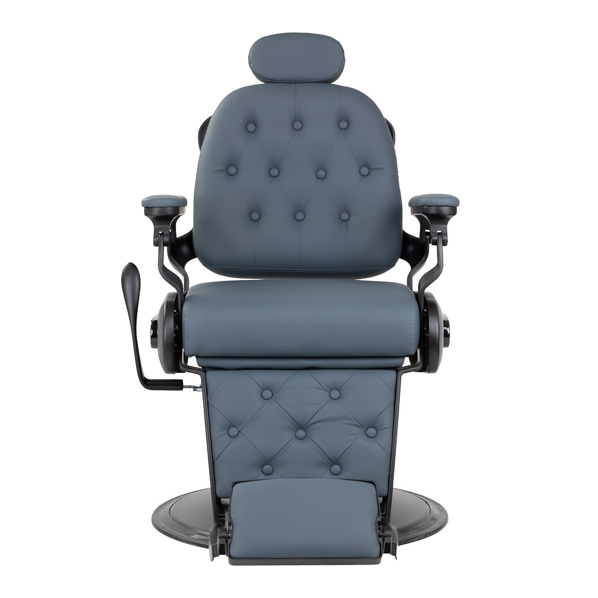 Barberstol Gabbiano Francesco graphite med brushed frame second class
