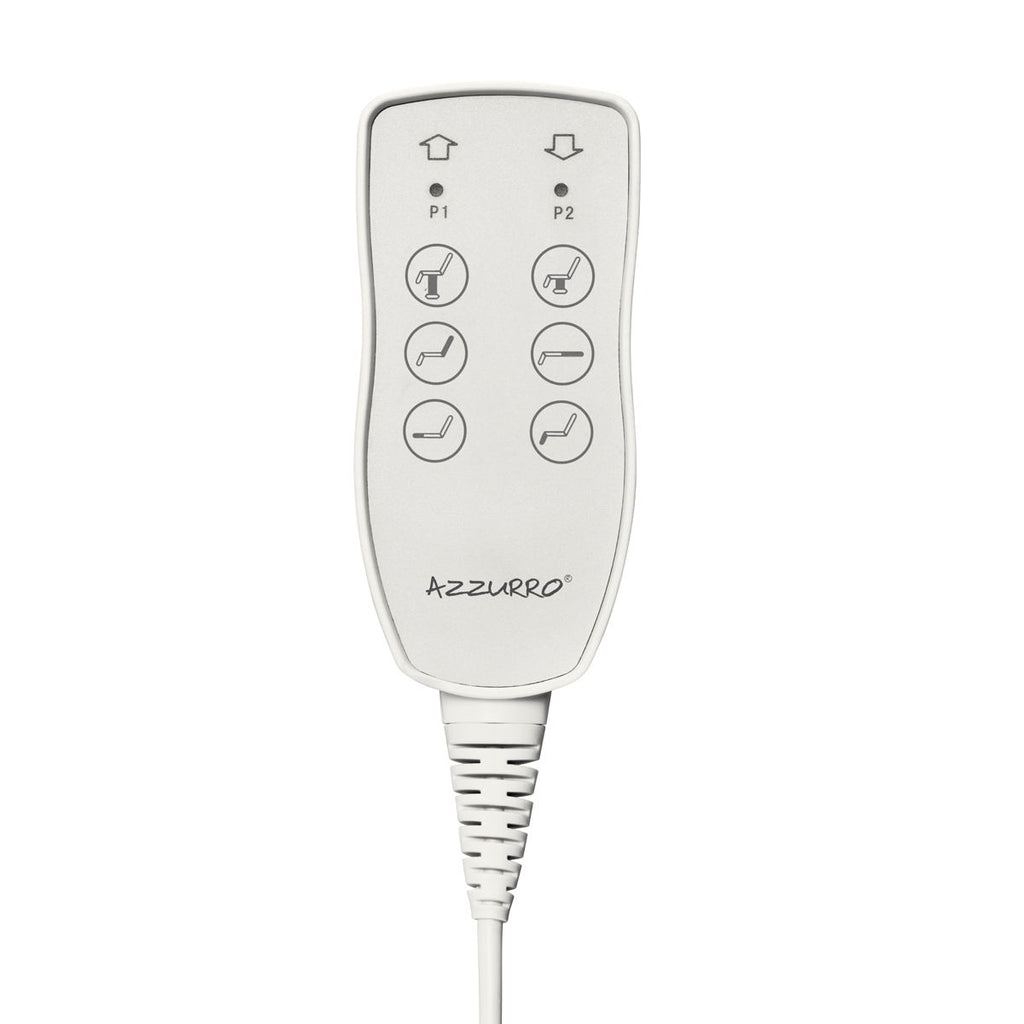 Azzurro 891 elektrisk behandlingsstol hvit