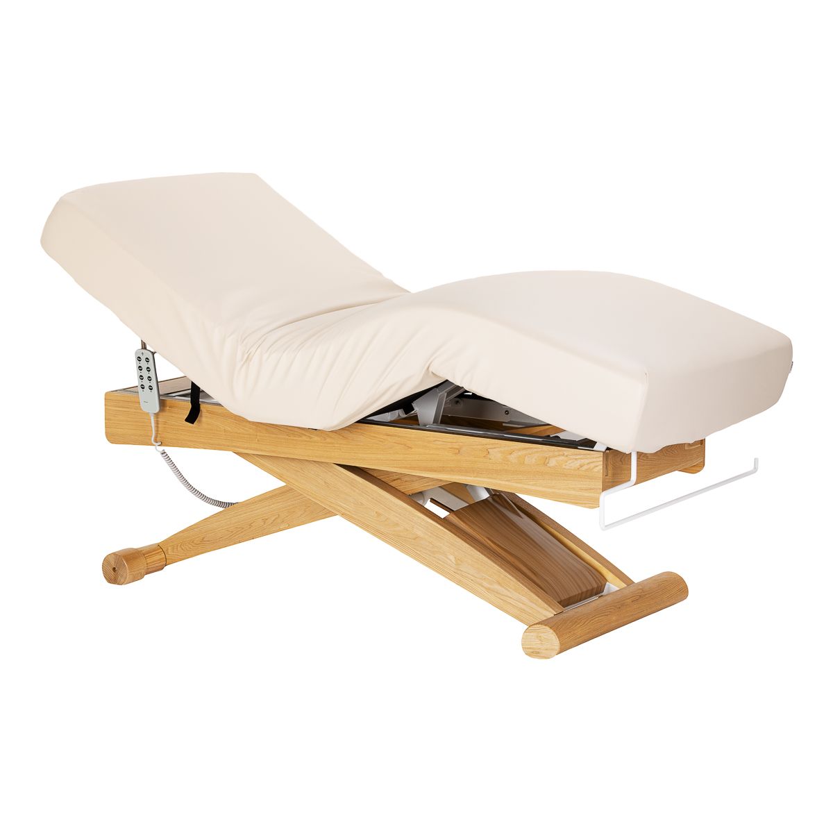 SPA lounger Sillon Siesta kremfarget med lysebrun base
