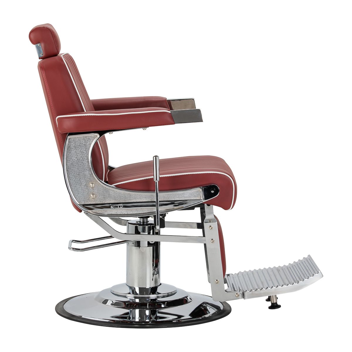 Gabbiano Visionerio barberstol rød krom frame