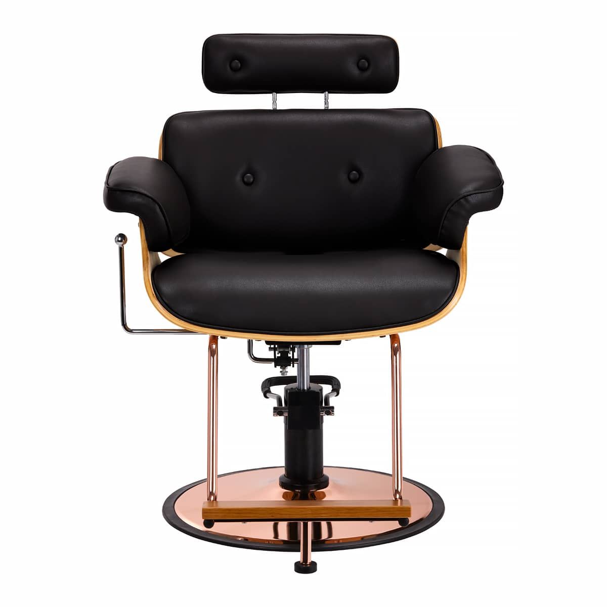 Frisørstol Gabbiano Florencja med adjustable headrest in svart