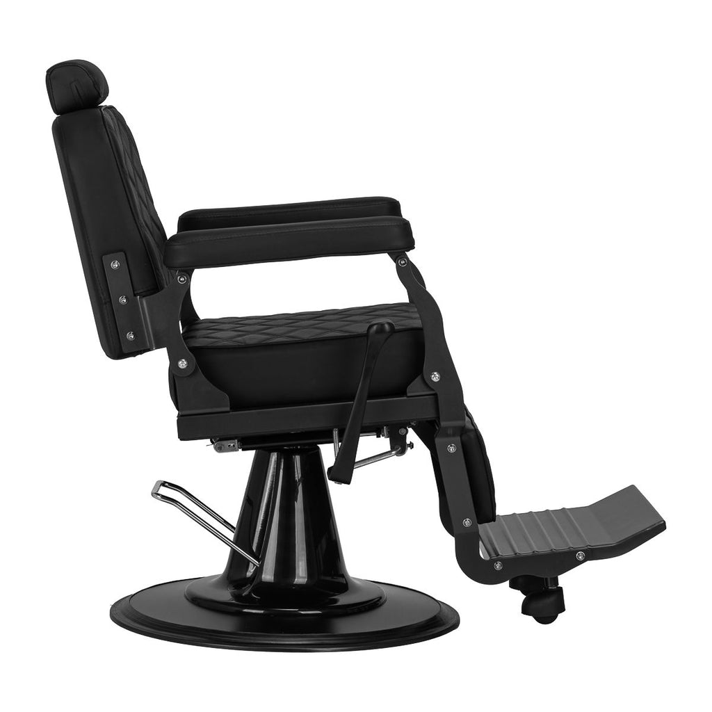 Barberstol Carlos extra svart
