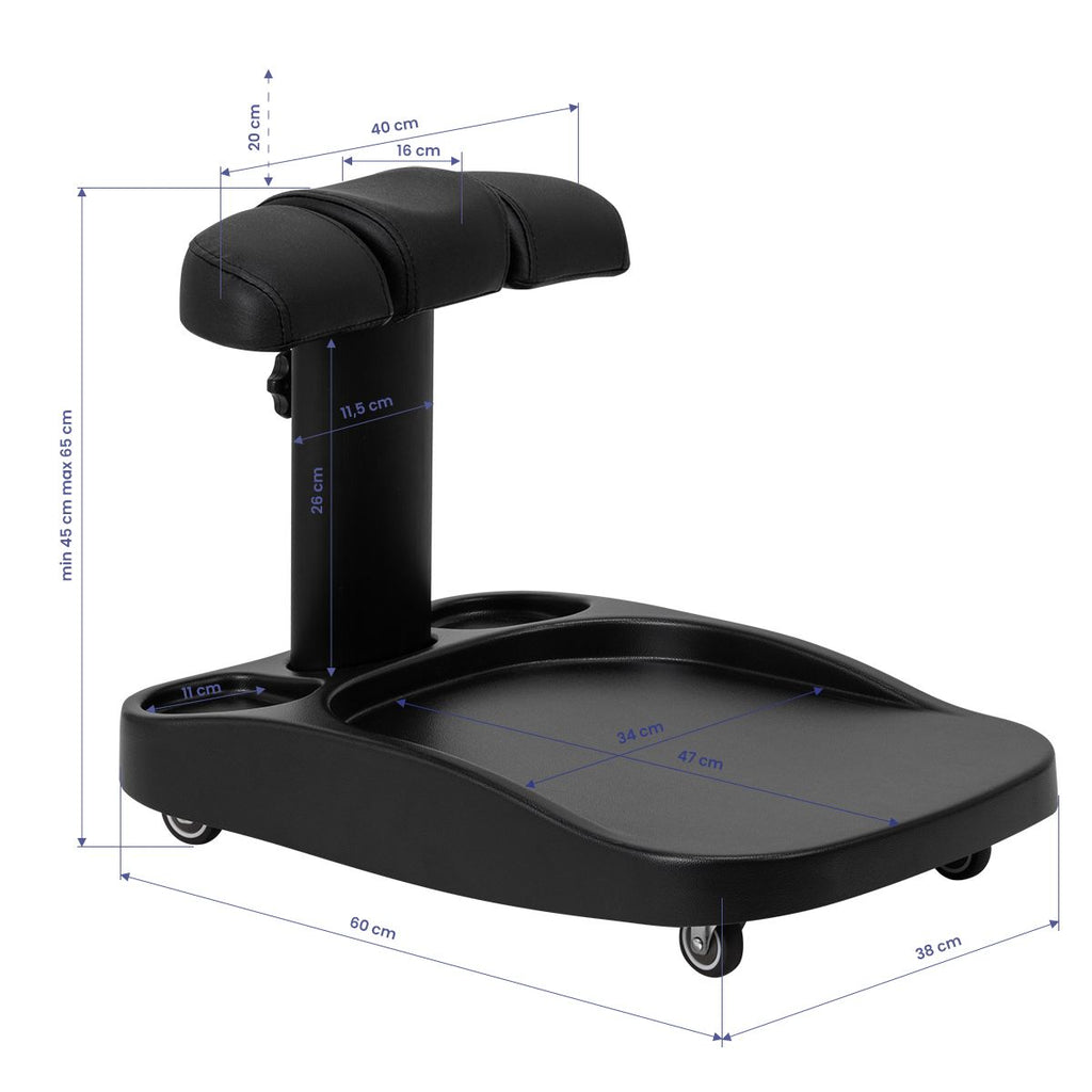 Azzurro paddling pool trolley svart