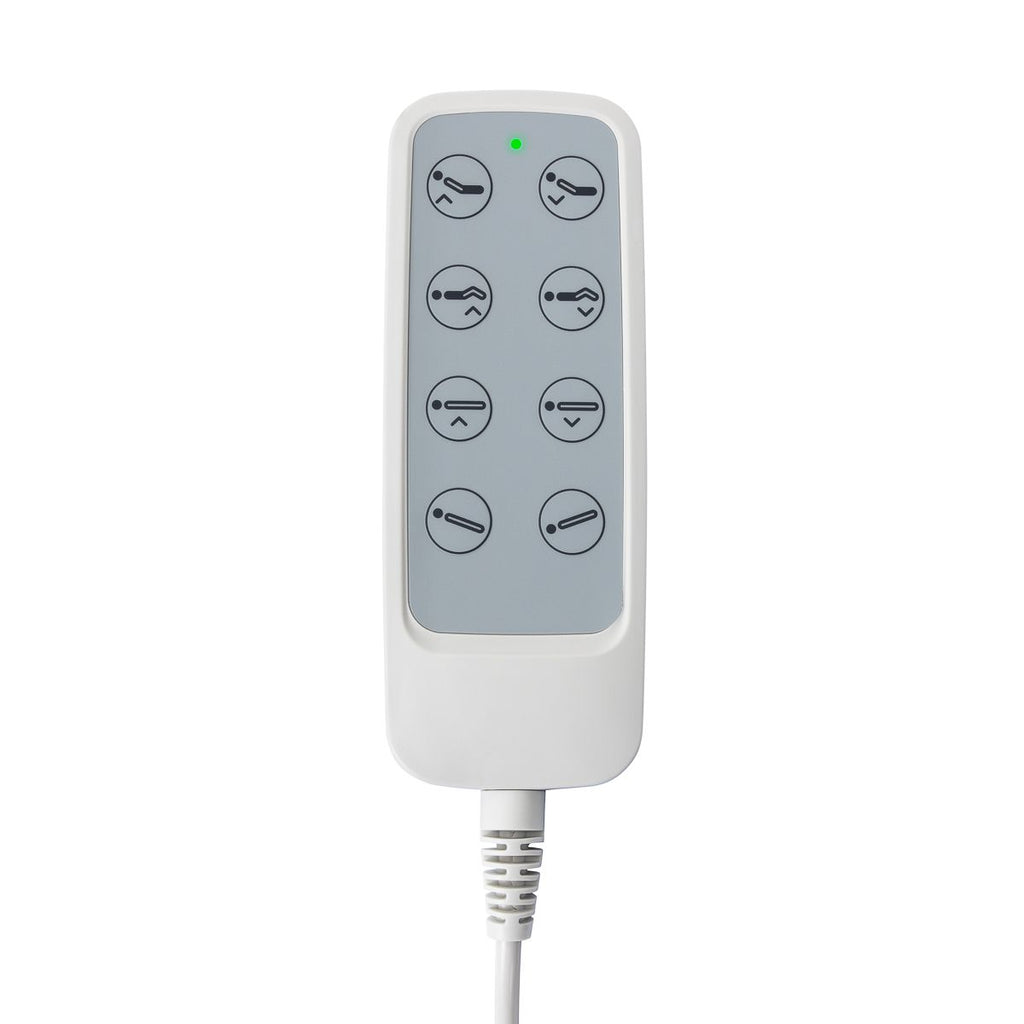 Kate elektrisk fotpleiestol, 4 actuators, grå