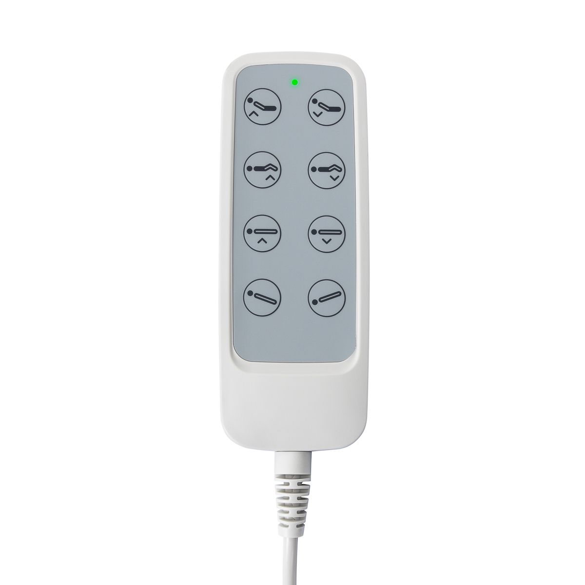 Kate elektrisk fotpleiestol, 4 actuators, grå
