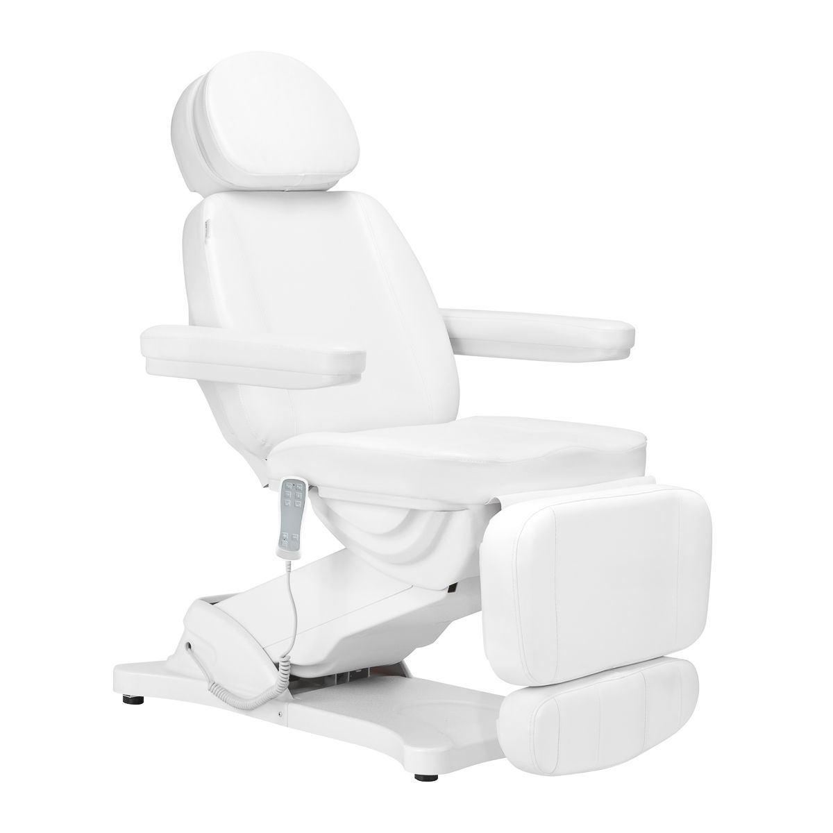 Elektrisk behandlingsstol SILLON CLASSIC 3 motorer med varme second edition hvit