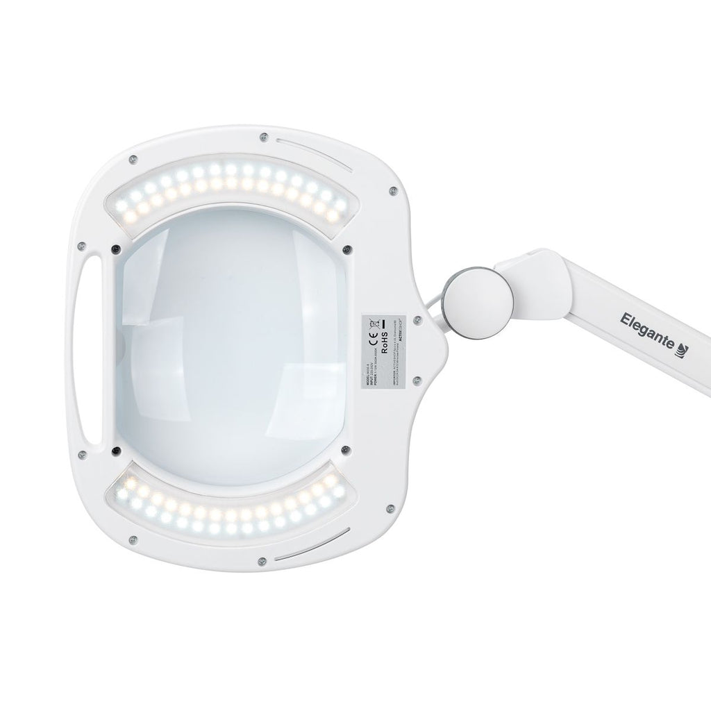 Elegante 6030 lupelampe med 60 SMD LEDs for worktops, med adjustable lysstyrke