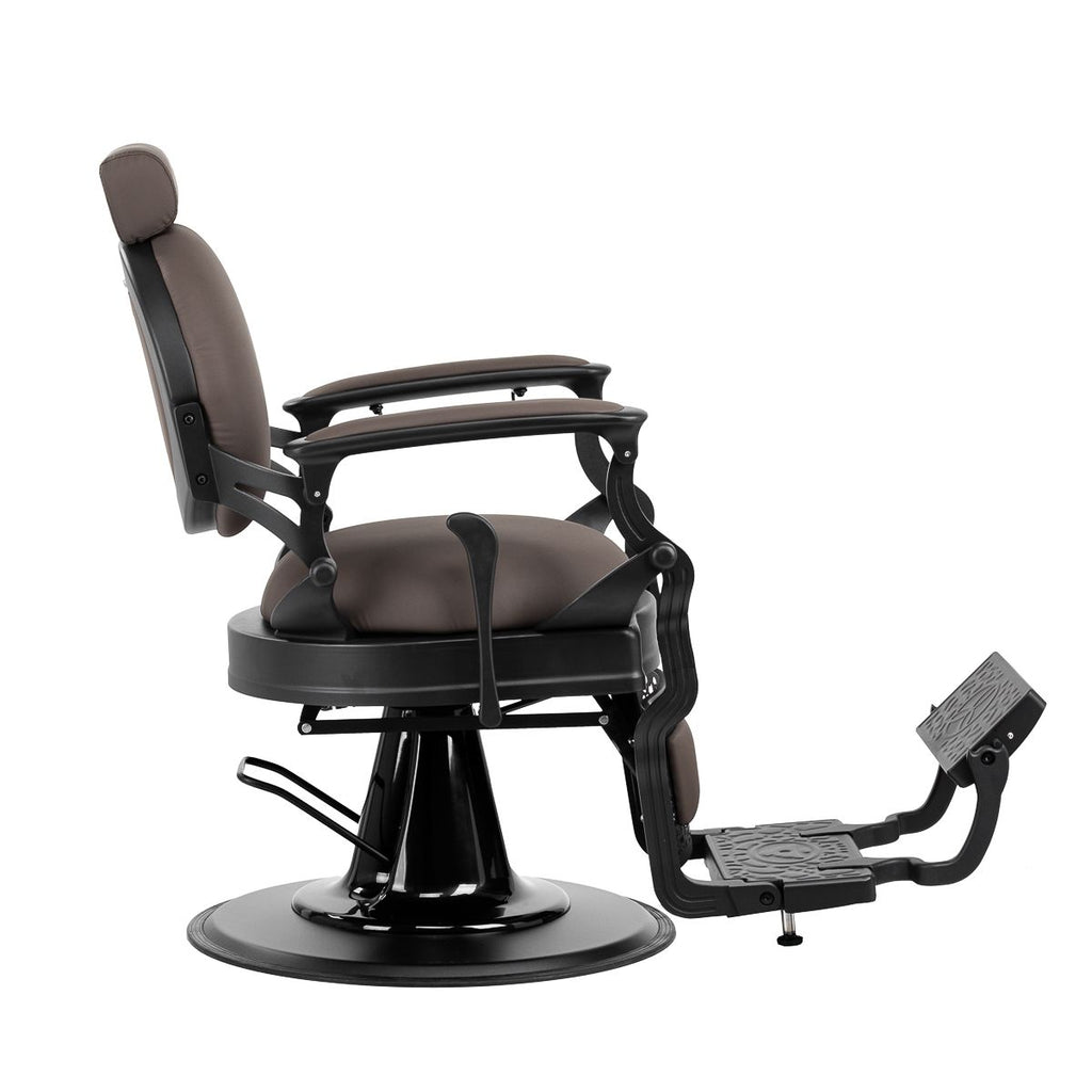 Barberstol Gabbiano Niccolo brun buttonless