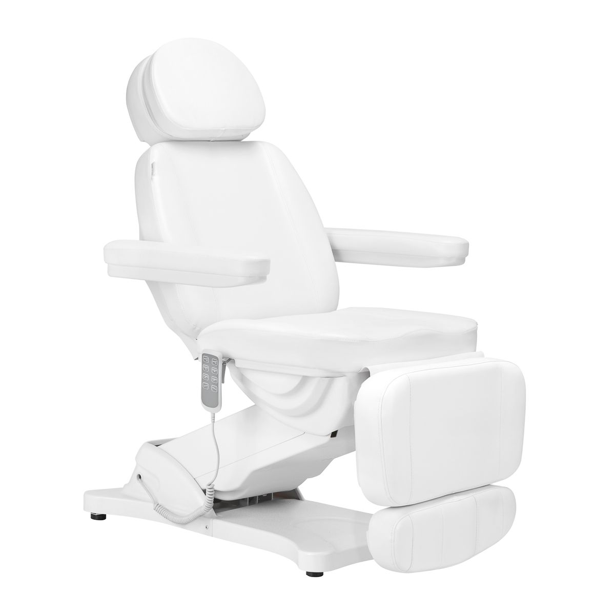 Elektrisk behandlingsstol SILLON CLASSIC 4 motorer med cradle hvit