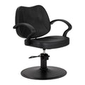Frisørstol Hair System Borneo svart