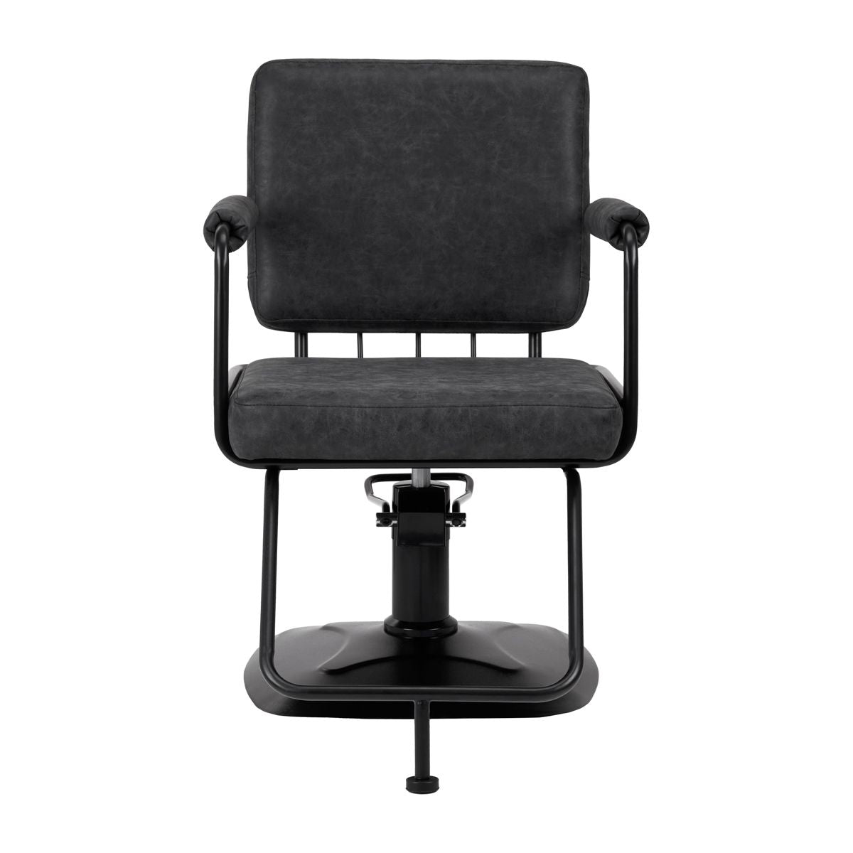 Gabbiano Katania Loft Old skinn frisørstol svart
