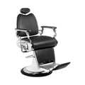 Gabbiano svart moto style barberstol