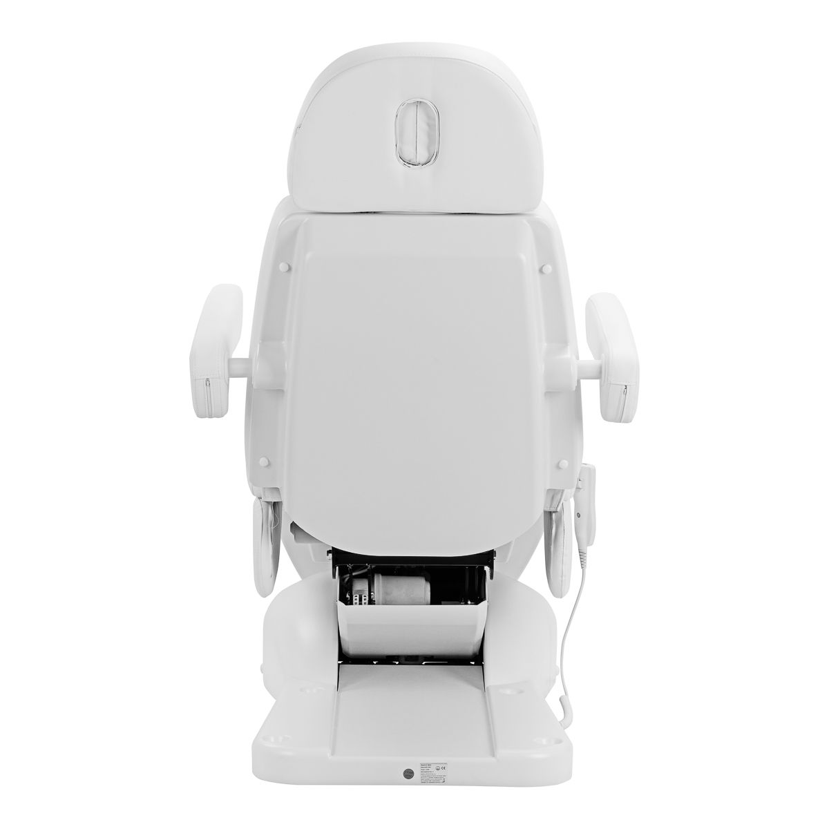 Azzurro Lux elektrisk behandlingsstol pedi 3 motorer hvit