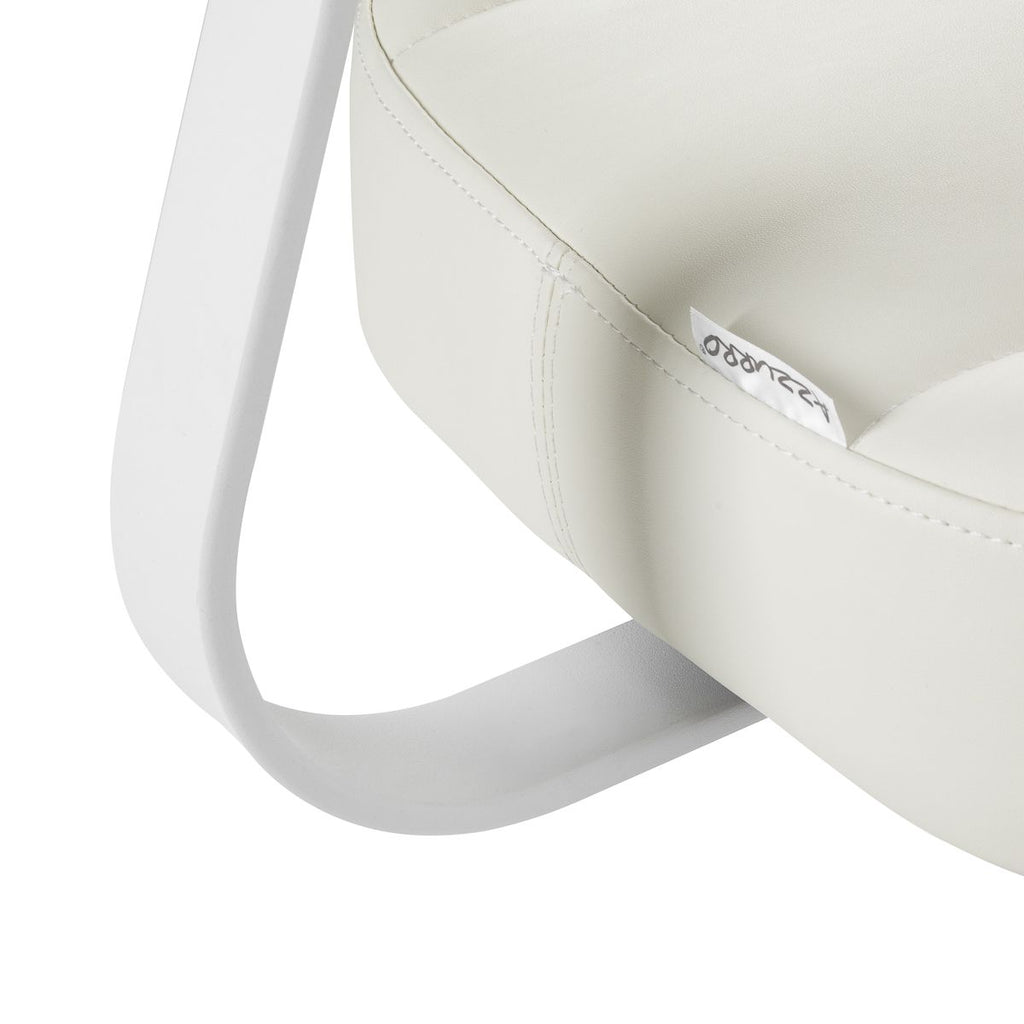 Arbeidsstol Azzurro 156-F bump-up hvit