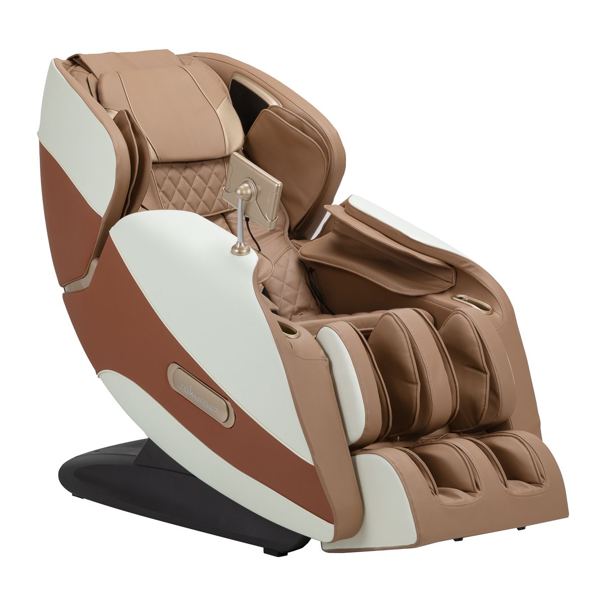 Sakura Luxury 808 massasjestol hvit og beige