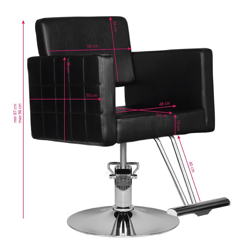 Hair system frisørstol hs33 svart