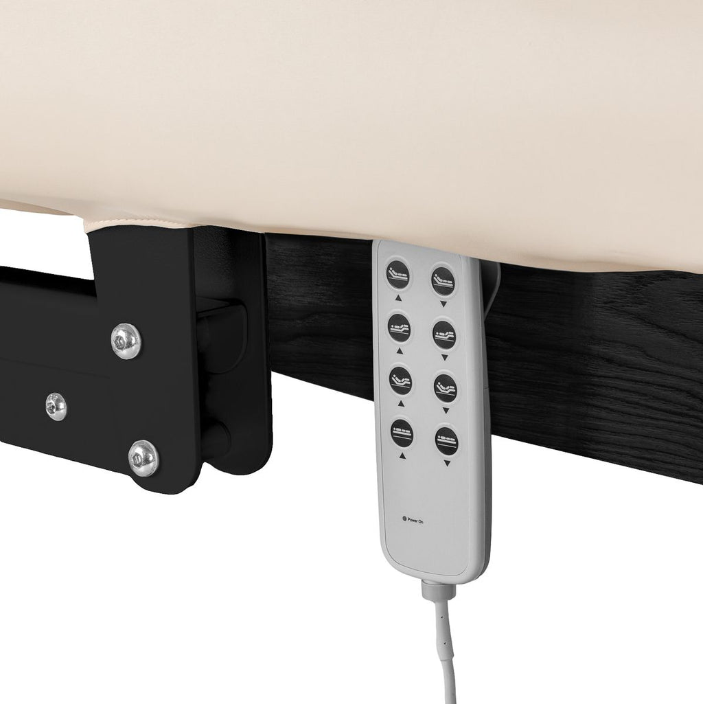 SPA lounger Sillon Relax kremfarget med svart base