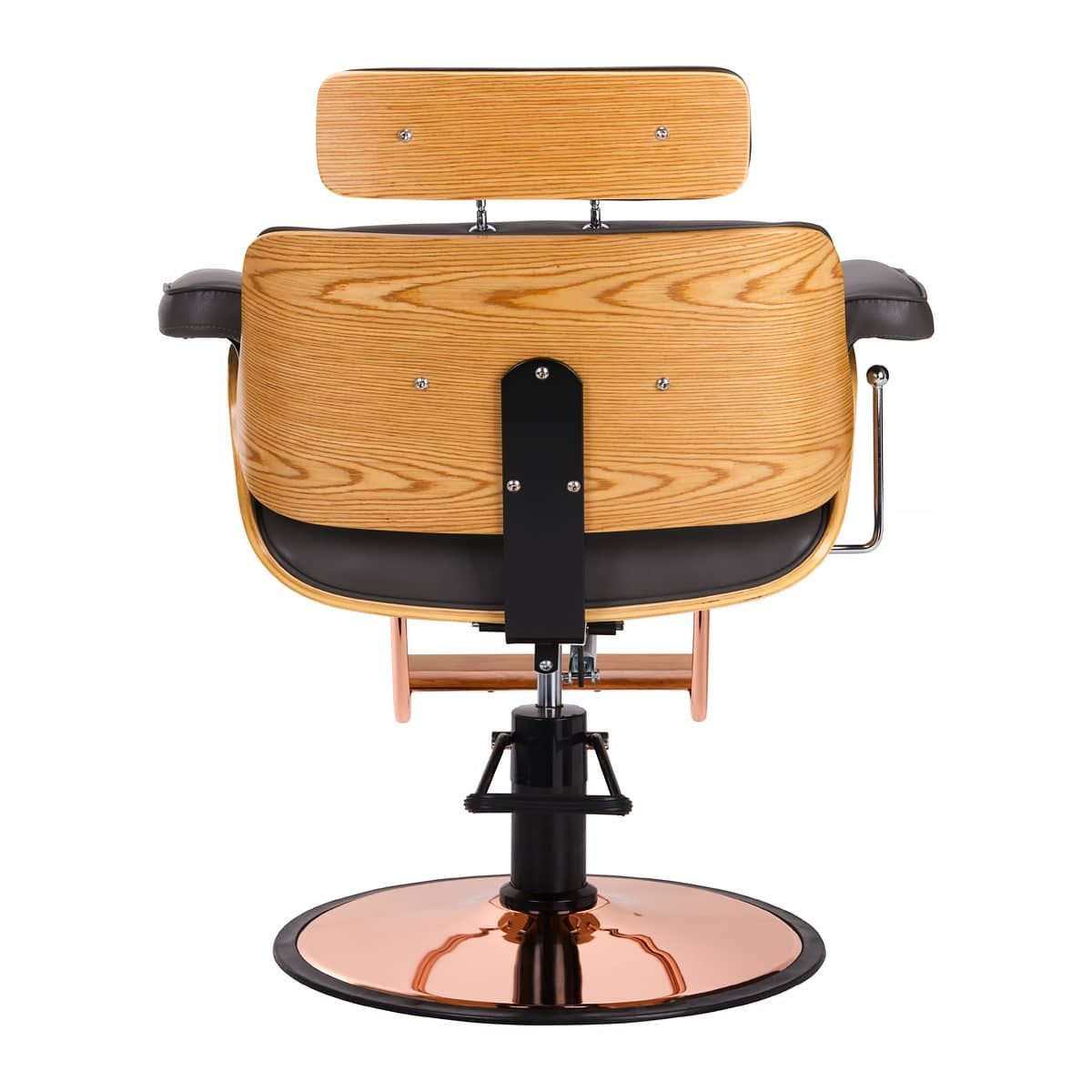 Frisørstol Gabbiano Florencja med adjustable headrest in svart